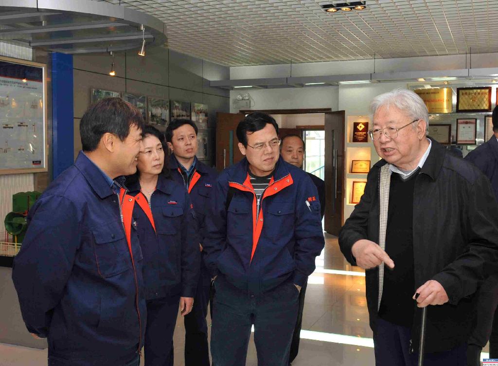 原机械工业部总工程师、副部长陆燕荪一行来访NG28集团
