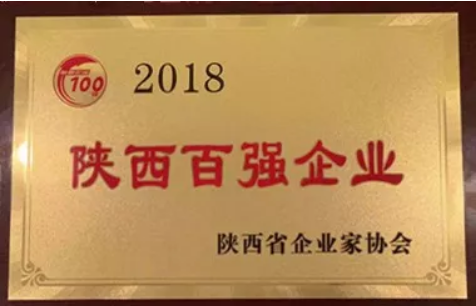 NG28集团获陕西省2018年百强企业等多项荣誉