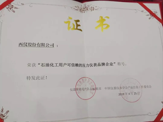 NG28西仪压力仪表获石油化工用户信任的压力表品牌