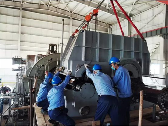 NG28为用户检建的进口机组一次投产成功